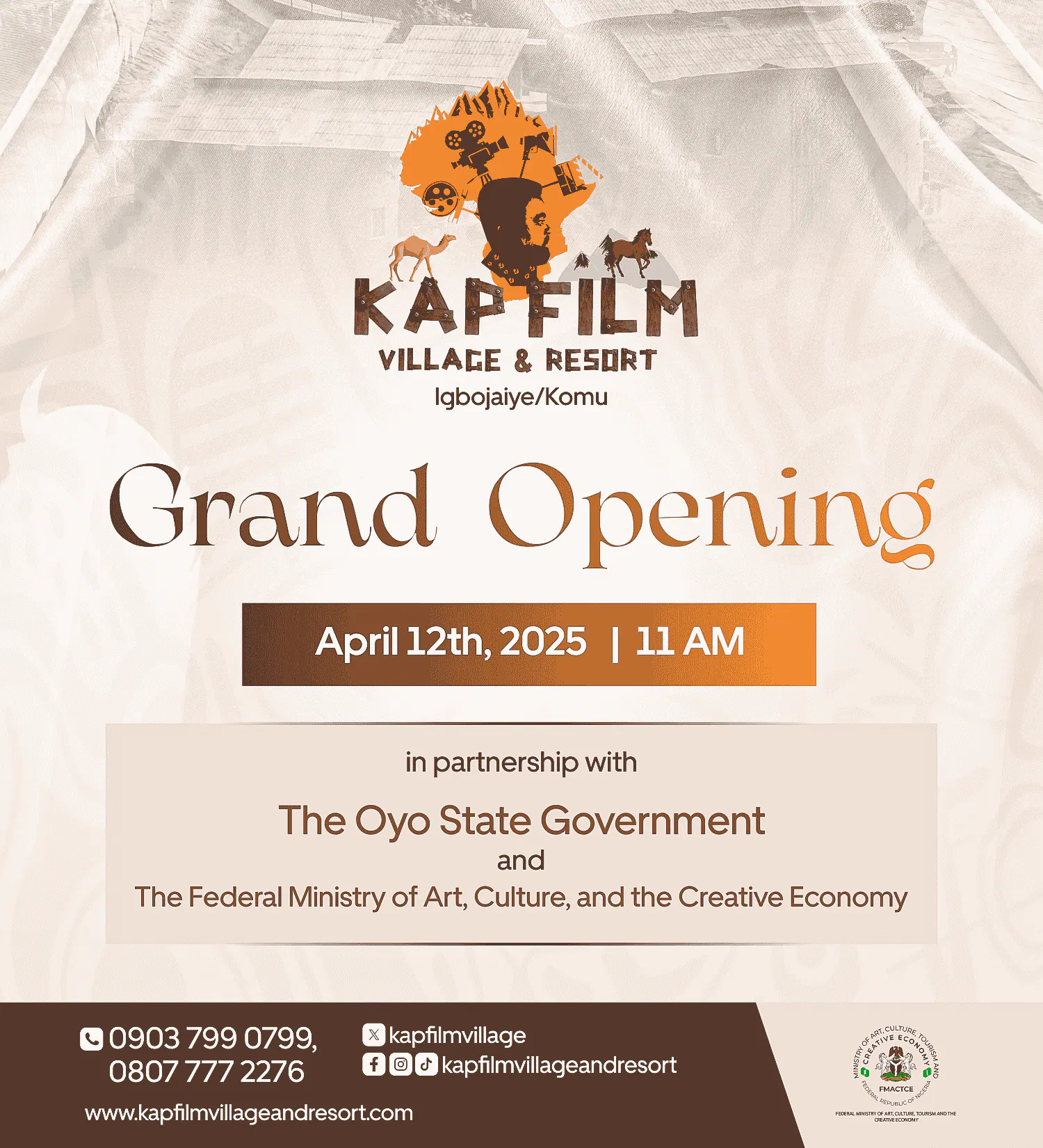 The Grand Opening of KAP Film Village & Resort