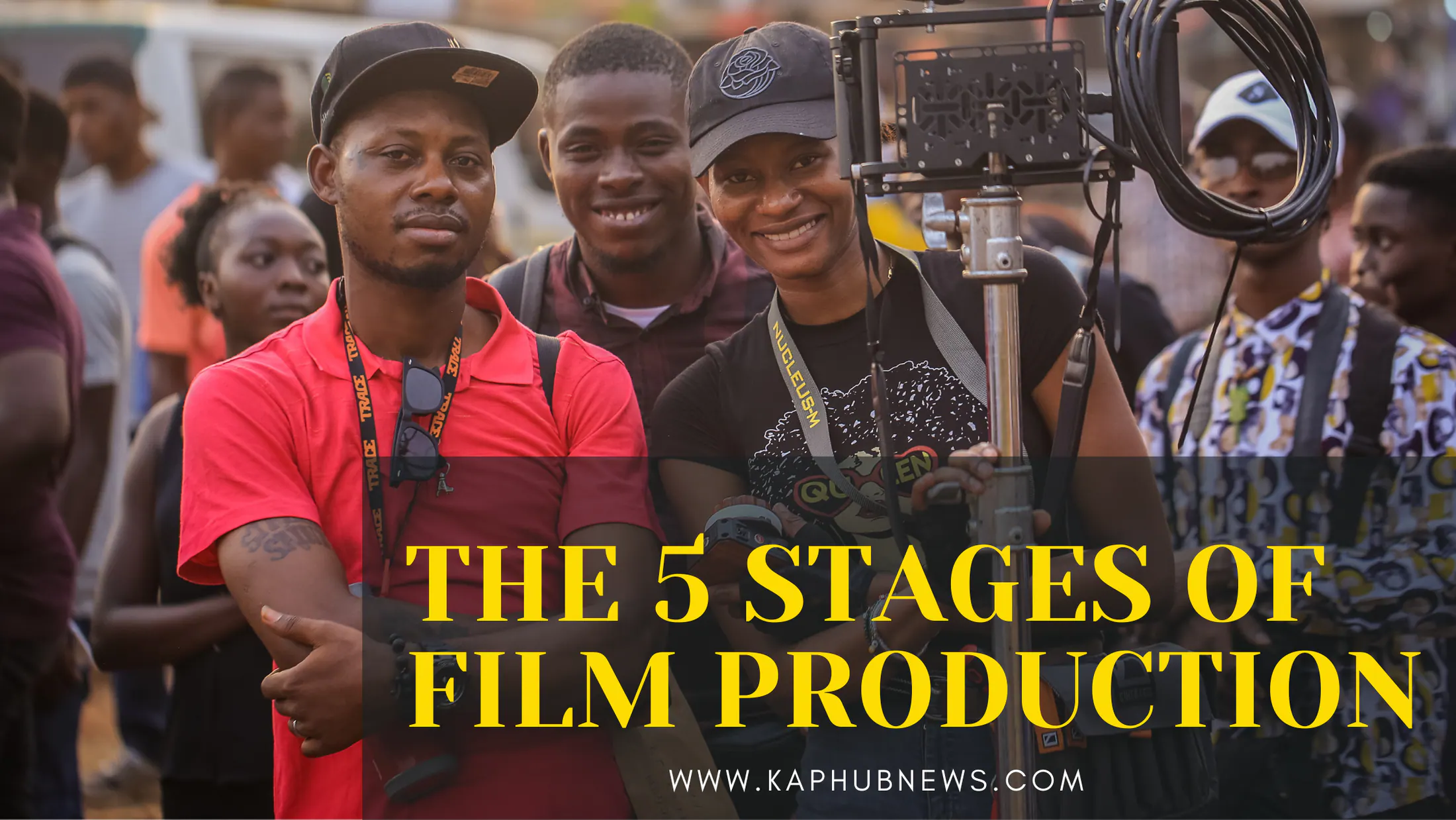 five stages of film production