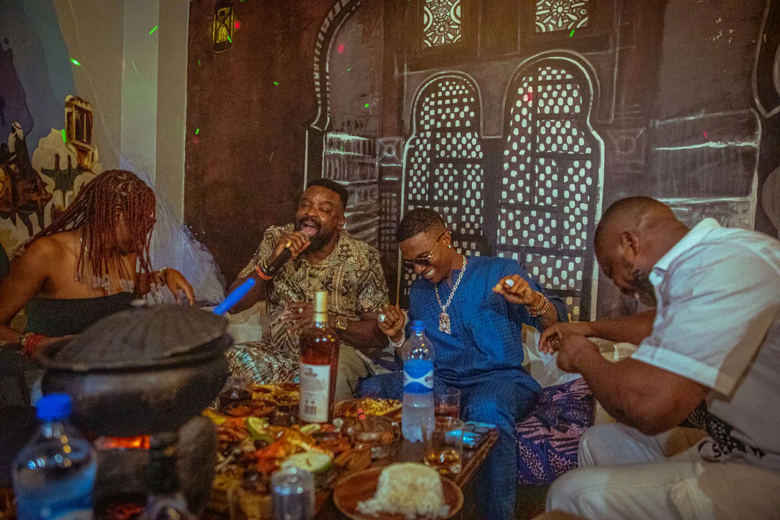 WIZKID visits KAP HUB! and Kunle Afolayan