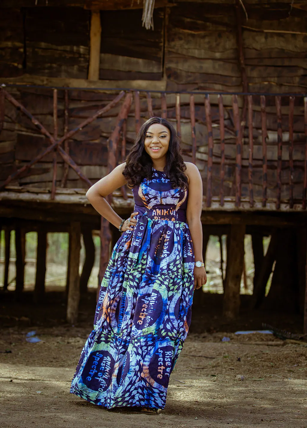 Oyindamola Sanni at the anikulapo series cast photoshoot at the kap film village and resort