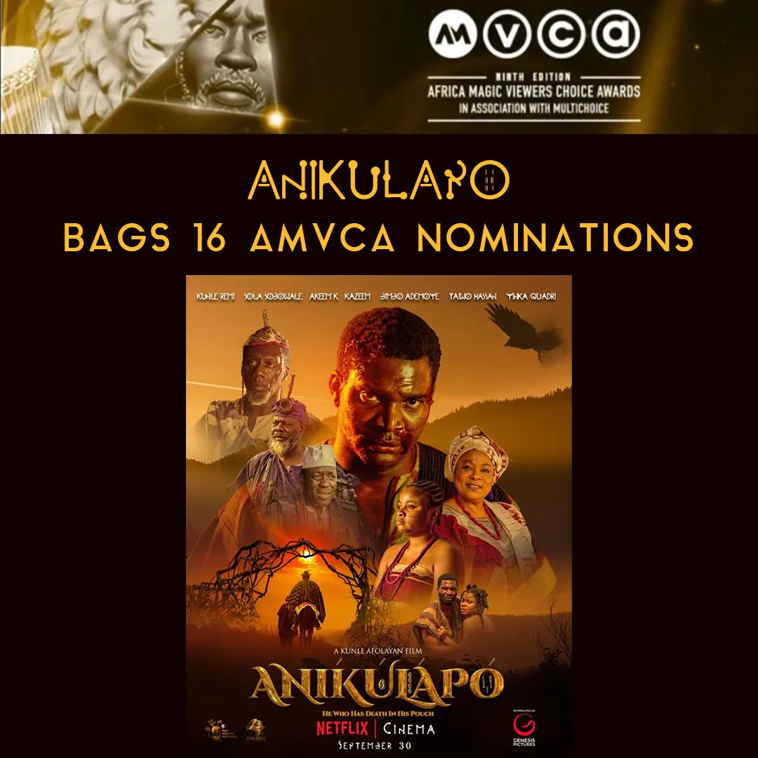 Anikulapo bags 16 nominations at AMVCA