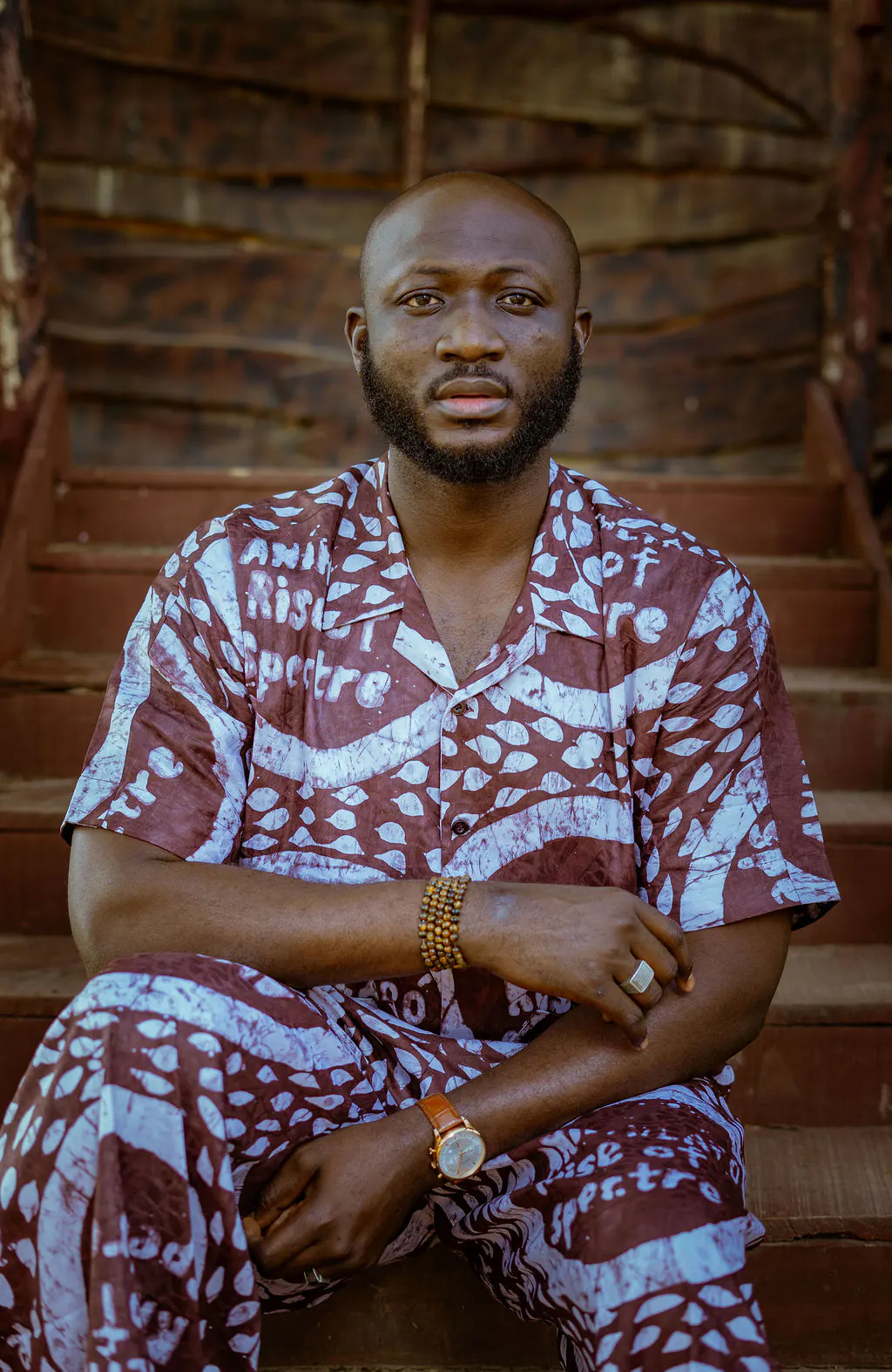 Uzee Usman at the anikulapo series cast photoshoot at the kap film village and resort