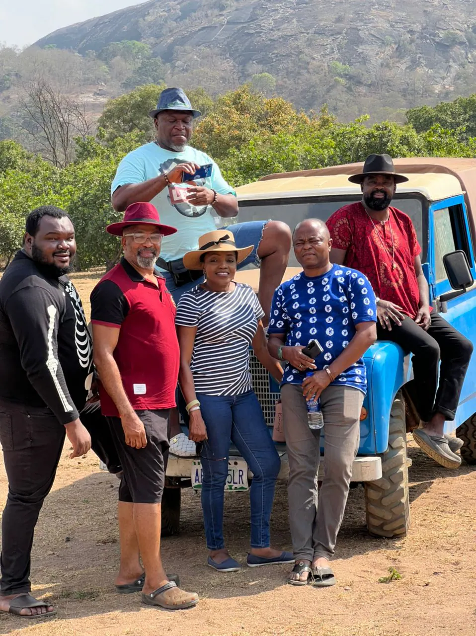 Actors on set of IJOGBON a kap motion pictures