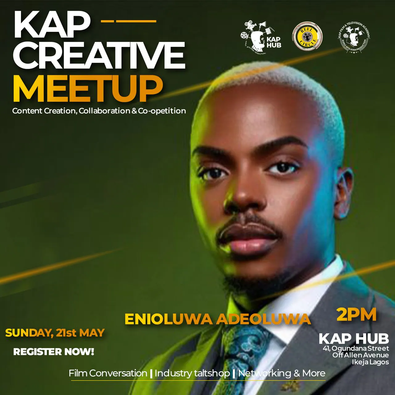 Enioluwa kap creative meetup