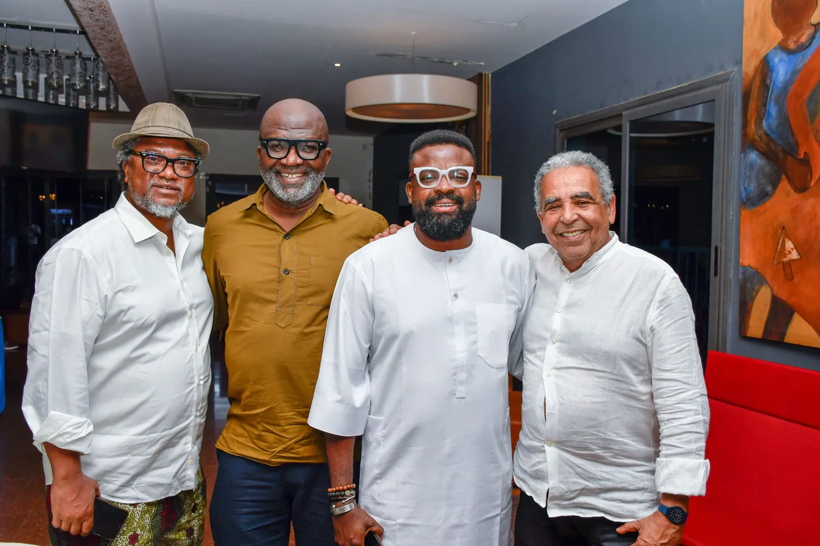 kunle afolayan hosts at FESPACO