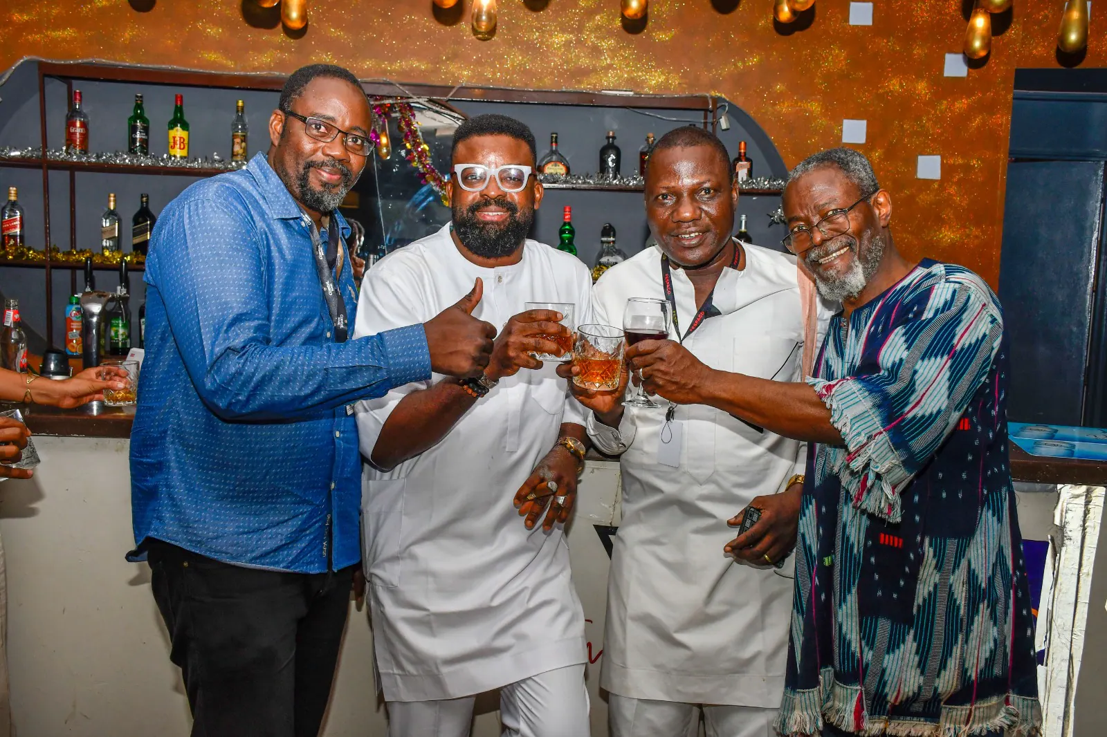 kunle afolayan hosts at FESPACO