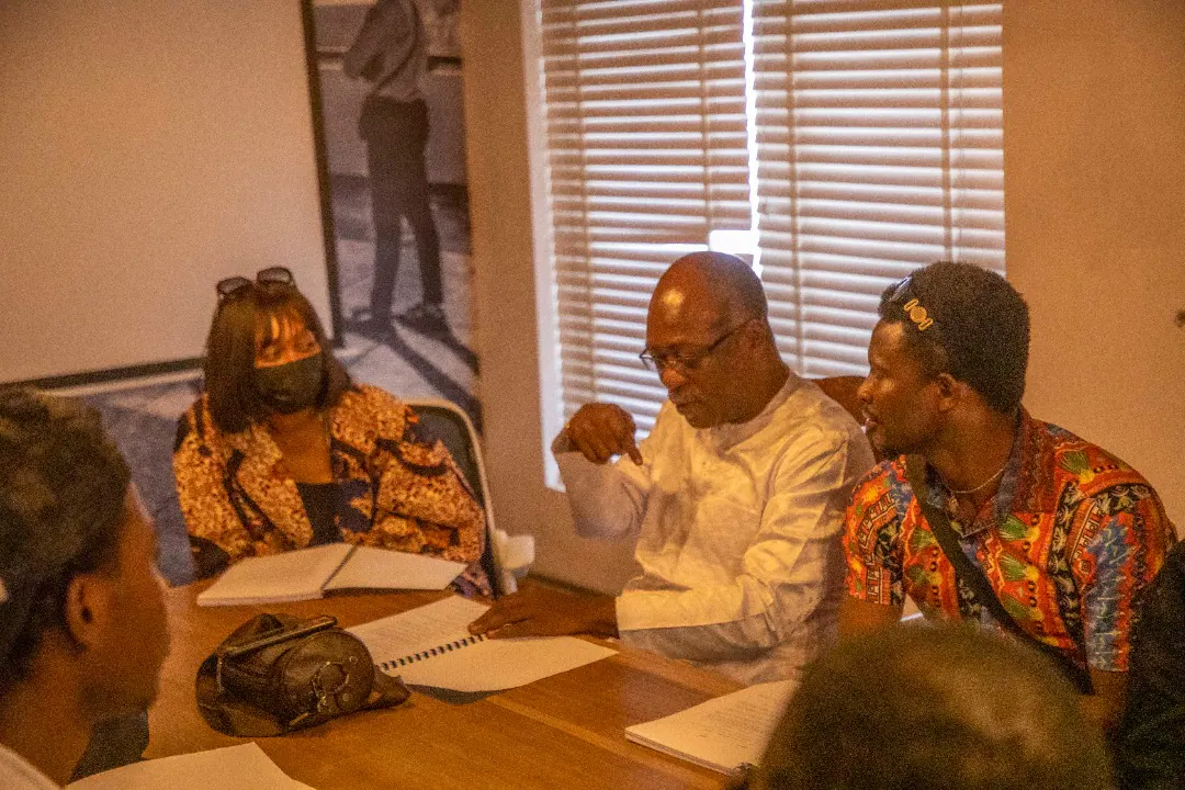 table reading at kap hub for kunle afolayans ijogbon