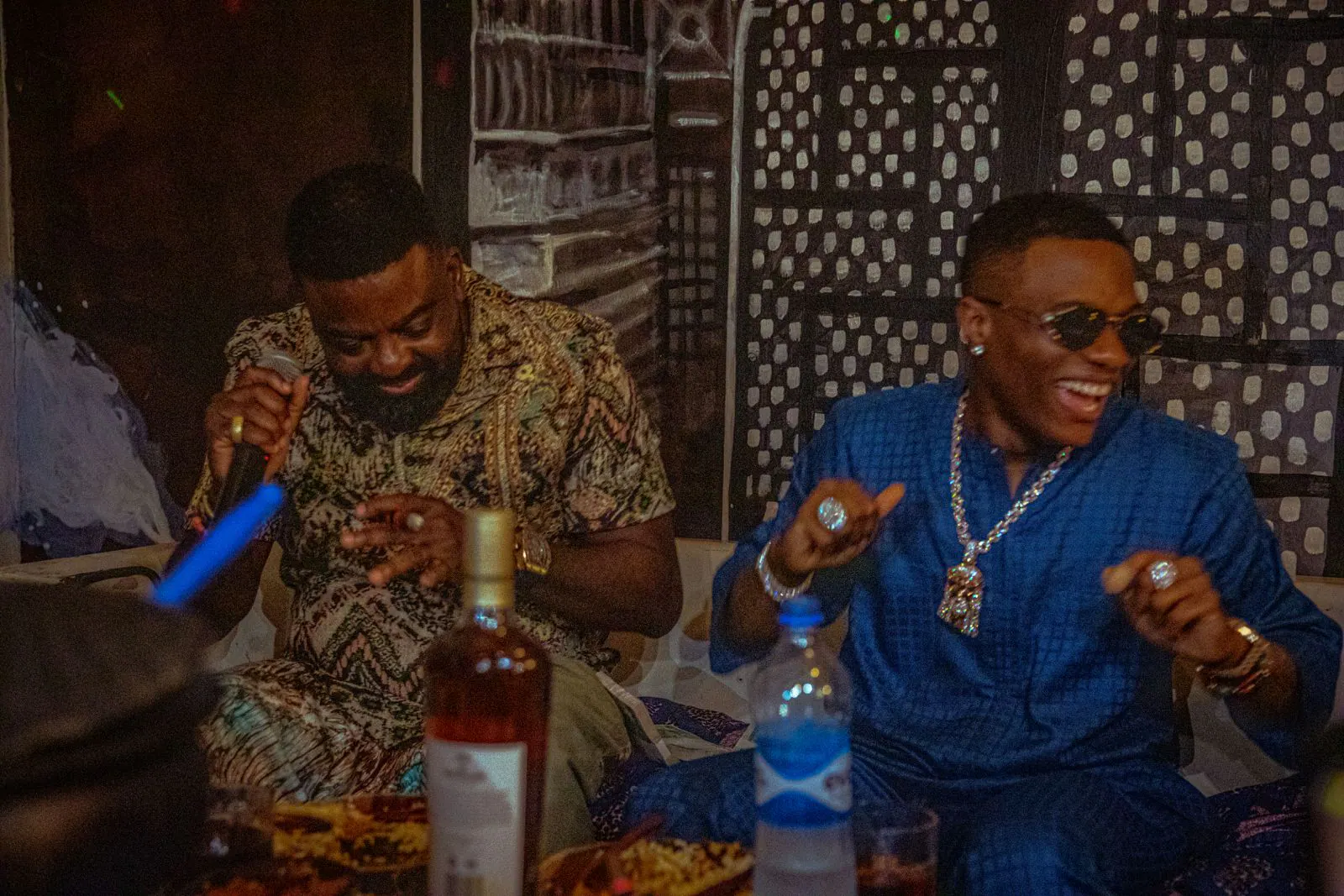 WIZKID visits KAP HUB! and Kunle Afolayan