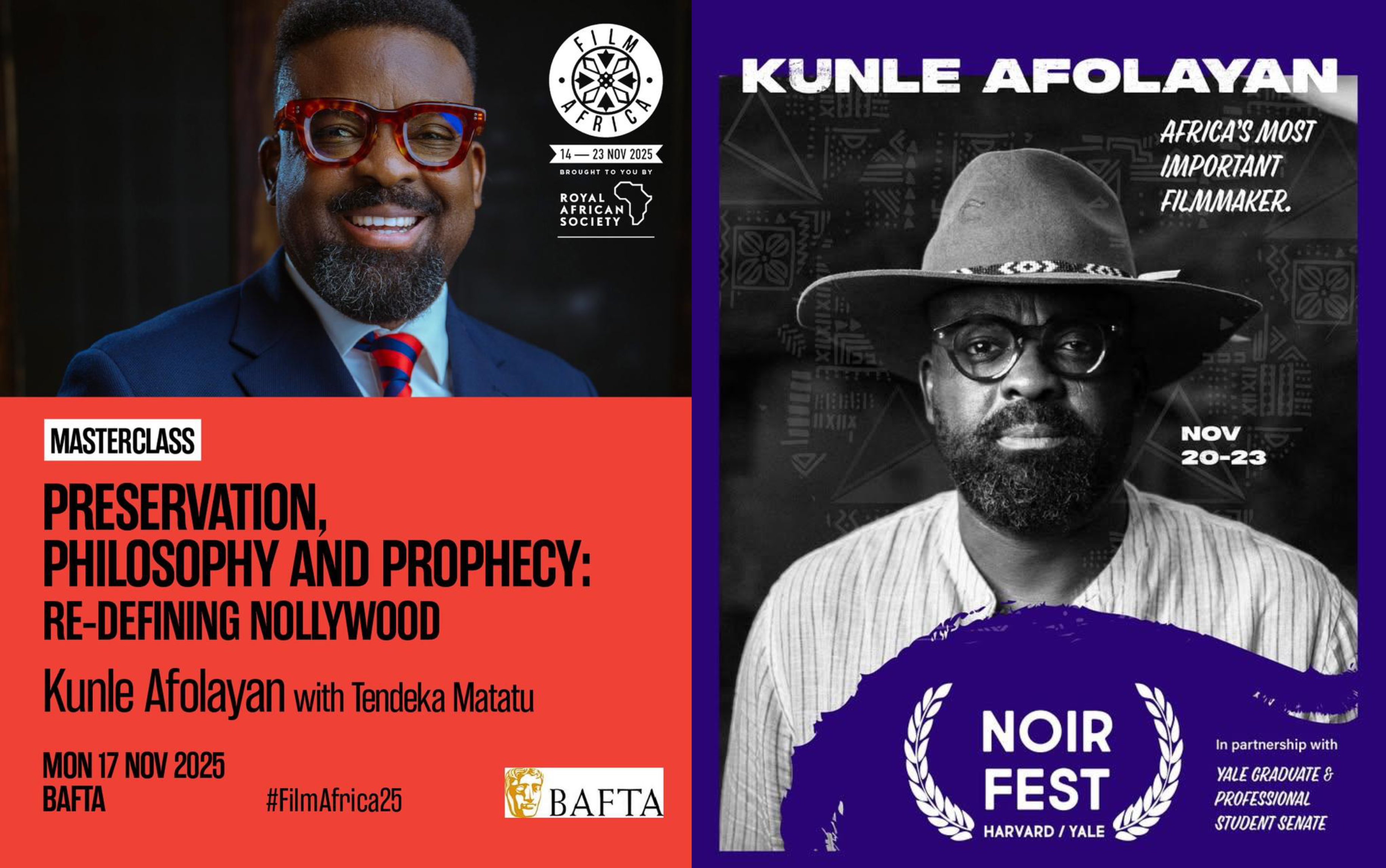 Kunle Afolayan BAFTA London & Yale Noir Fest